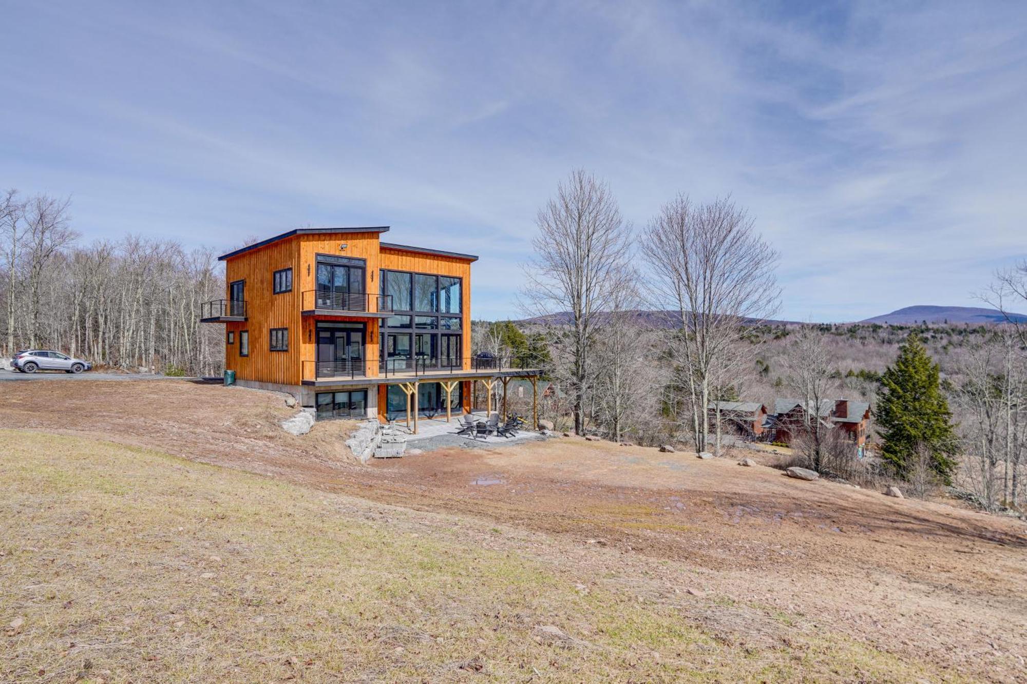 Custom Windham Mtn Villa With Pool, Theater And Views! Екстер'єр фото